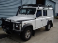 Landrover Defender cleaned and ready to be shipped